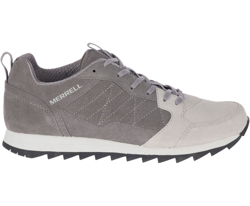 Merrell Sneakers Grey - Alpine Suede - Mens 90KLUGECT